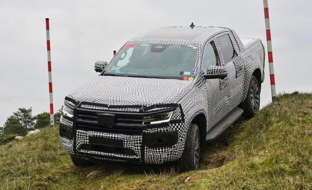 Nowy Volkswagen Amarok 2022 – wersja w kamuflażu