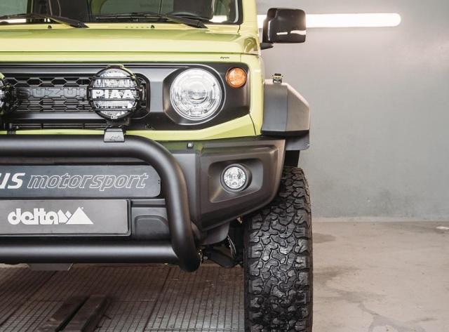 Suzuki Jimny w wersji na osiach portalowych