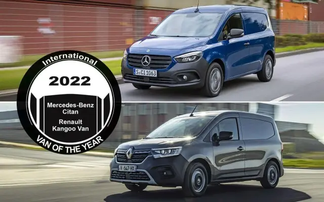 Mercedes Citan oraz Renault Kangoo z tytułem International Van of the Year 2022