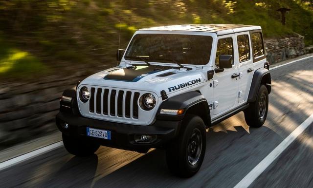 Jeep Wrangler 4xe z wadą akumulatora wysokiego napięcia