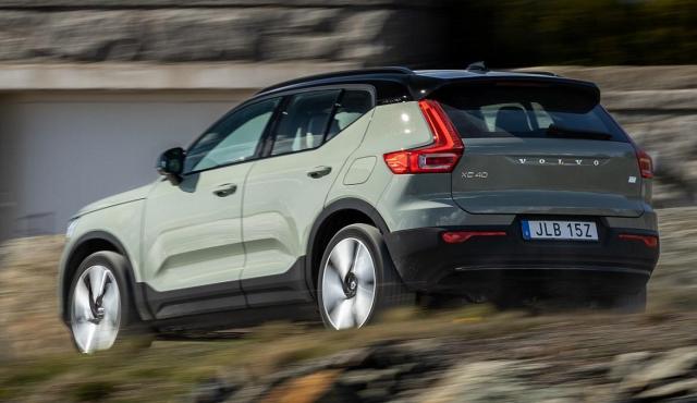 Volvo XC40 z usterką kierunkowskazu