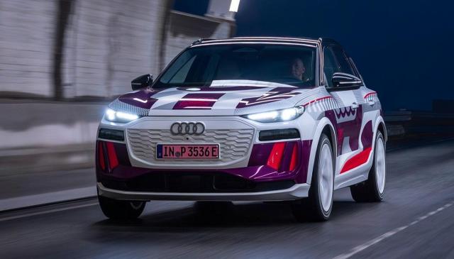Nowe Audi Q6 e-tron (2024) przechodzi testy