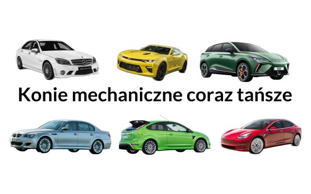 Konie mechaniczne coraz tańsze